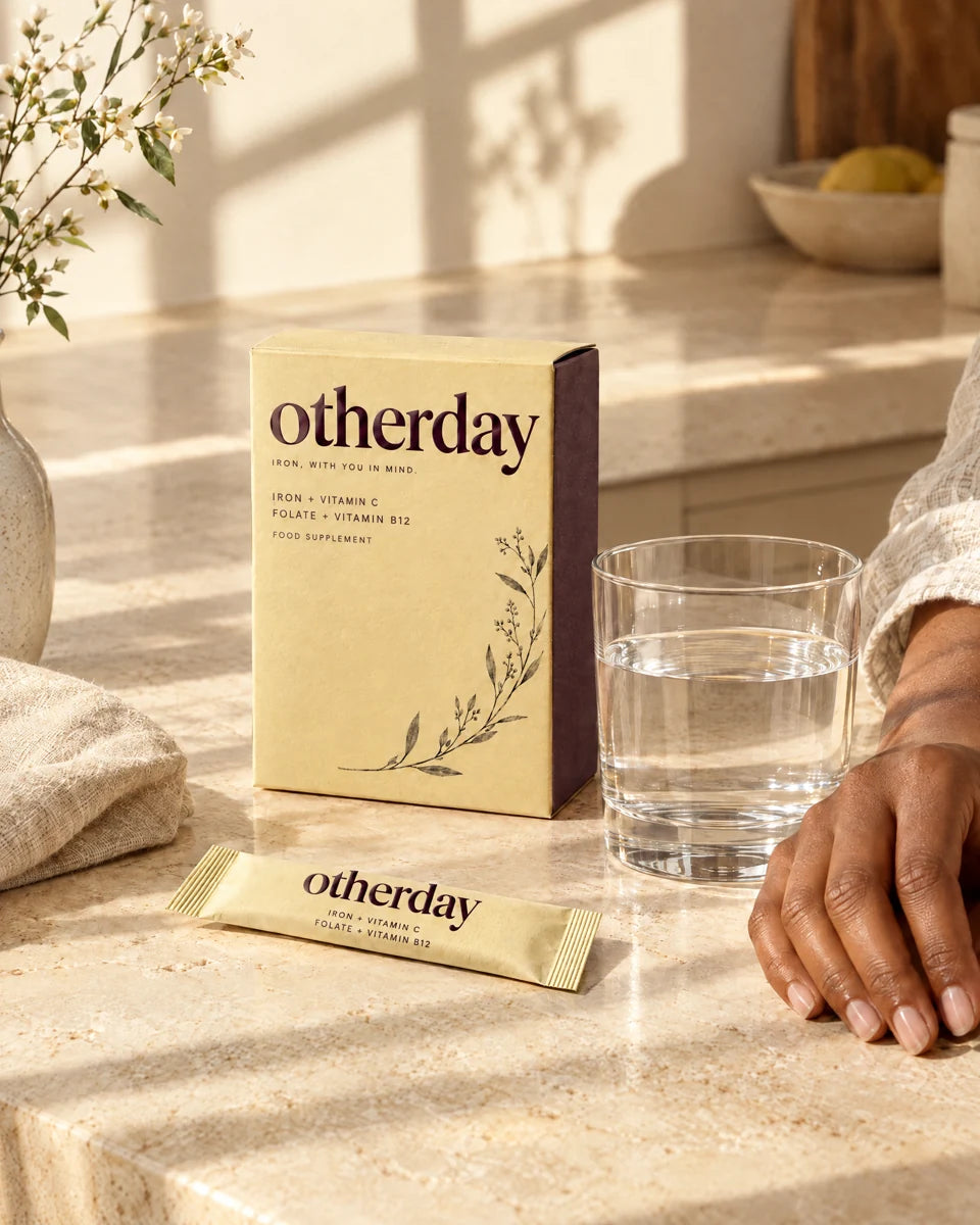 Otherday packaging in a sunlit kitchen